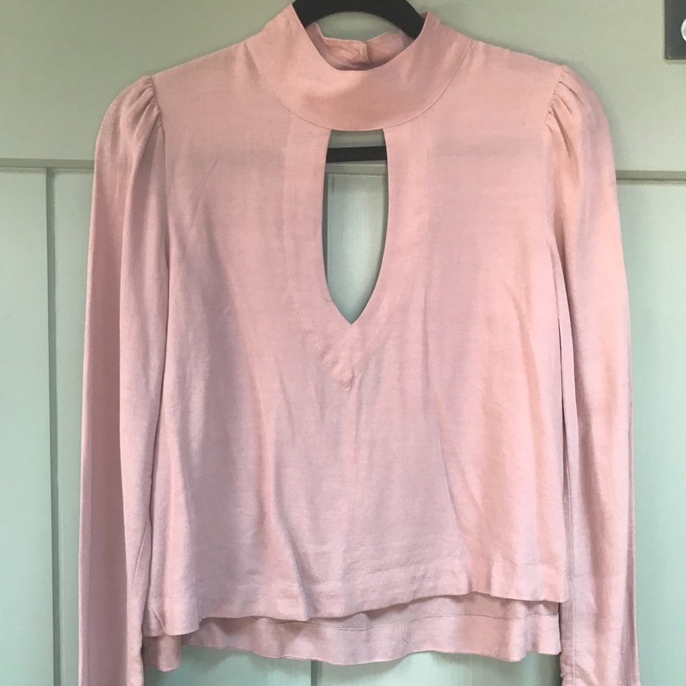 Free People Keyhole Blouse
